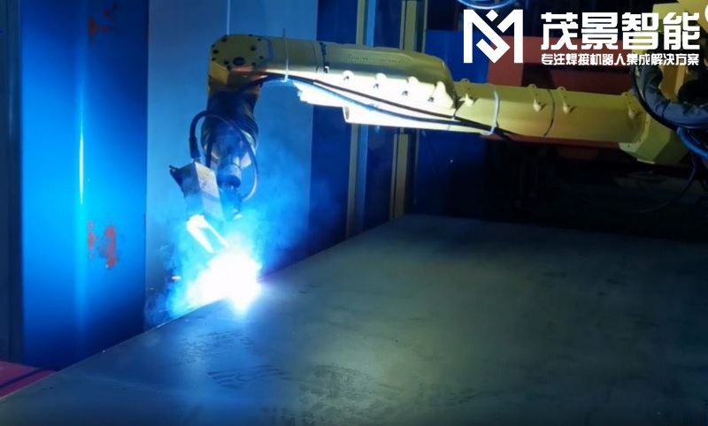FANUC机器人安防门板焊接